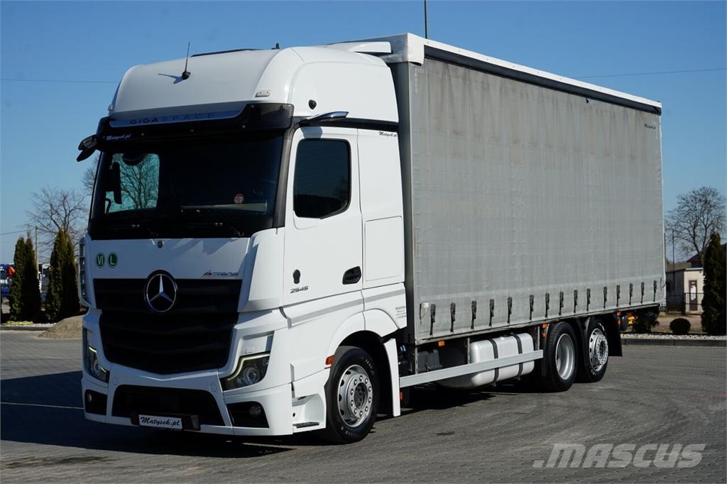 Mercedes-Benz ACTROS MP 5 / 2545 / FIRANKA- 7,7 M / 6X2 / GIGA  Curtainsider trucks