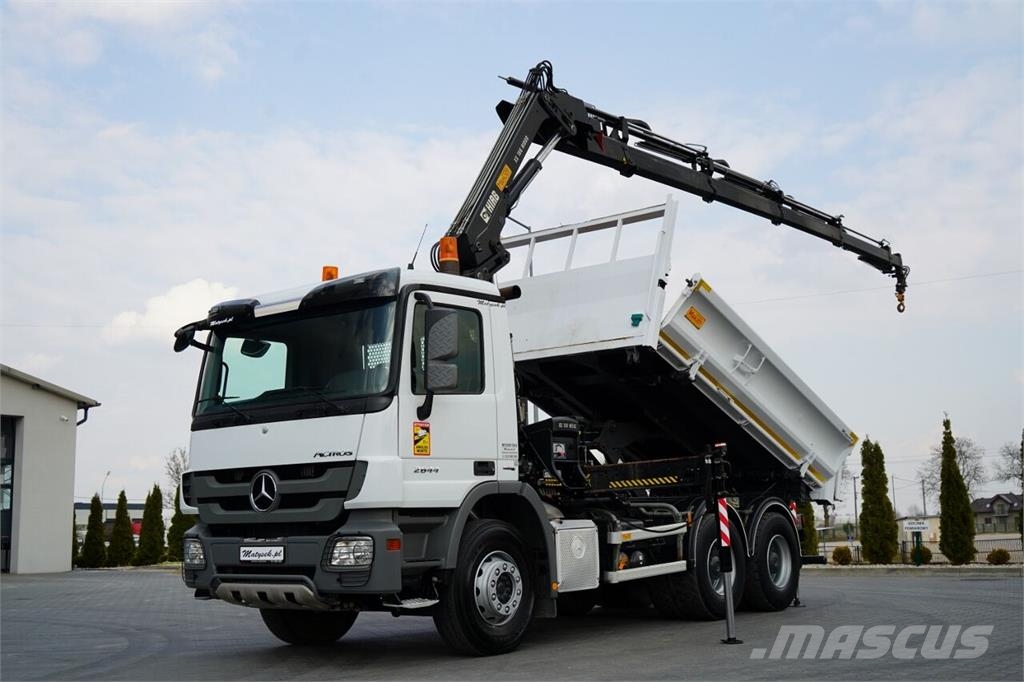 Mercedes-Benz ACTROS 2644 / 6X4 / BASCULATOR / 2X PLĂCI HIDRAULI شاحنات قلابة
