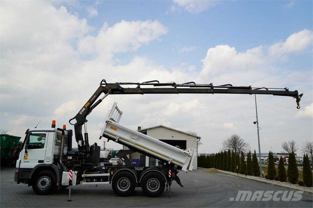 Mercedes-Benz ACTROS 2644 / 6X4 / BASCULATOR / 2X PLĂCI HIDRAULI شاحنات قلابة