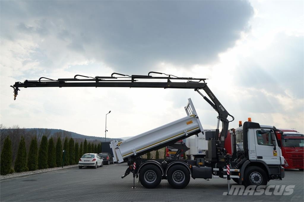 Mercedes-Benz ACTROS 2644 / 6X4 / BASCULATOR / 2X PLĂCI HIDRAULI شاحنات قلابة