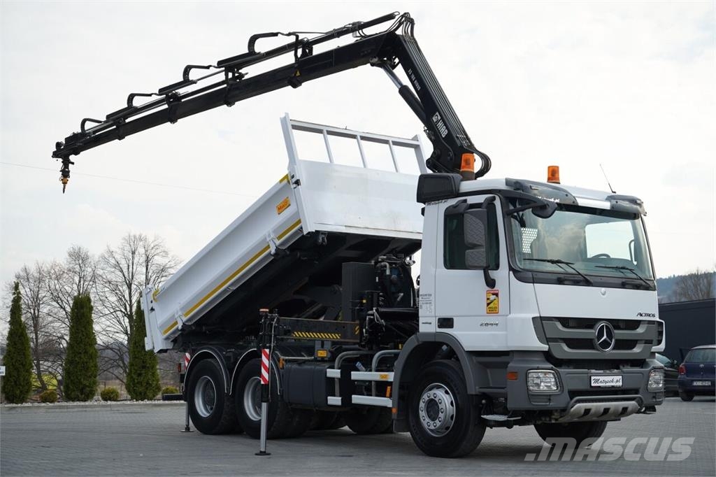 Mercedes-Benz ACTROS 2644 / 6X4 / BASCULATOR / 2X PLĂCI HIDRAULI شاحنات قلابة