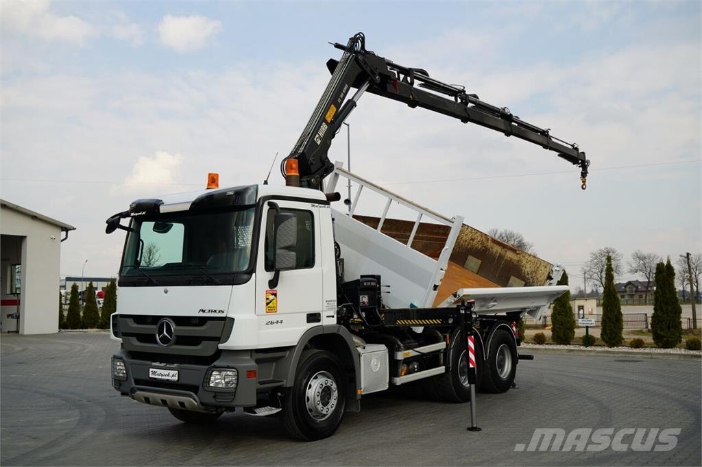 Mercedes-Benz ACTROS 2644 / 6X4 / BASCULATOR / 2X PLĂCI HIDRAULI شاحنات قلابة