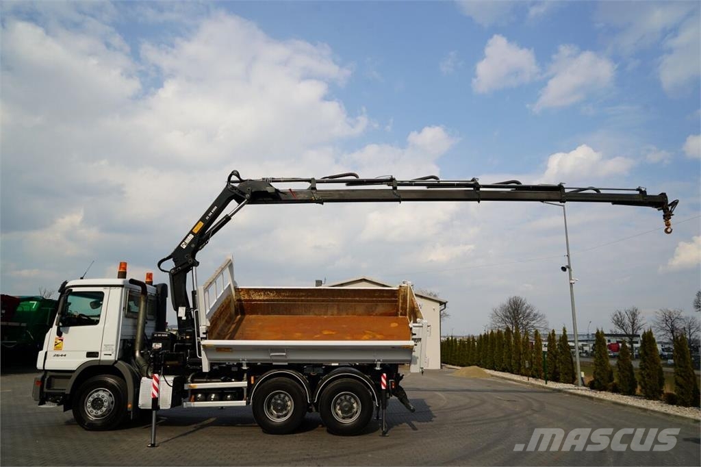 Mercedes-Benz ACTROS 2644 / 6X4 / BASCULATOR / 2X PLĂCI HIDRAULI شاحنات قلابة