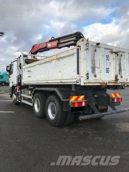 Mercedes-Benz Actros 3336 / crane / Two-way side tipper truck 自卸式货车