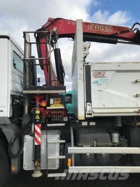 Mercedes-Benz Actros 3336 / crane / Two-way side tipper truck 自卸式货车
