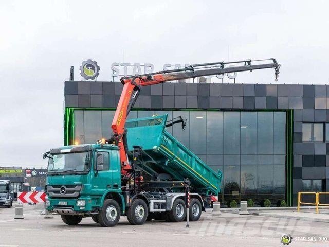 Mercedes-Benz ACTROS 4151 8x4 Palfinger PK 30002 K Crane Tipp 自卸式货车