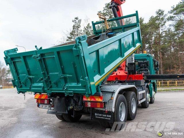 Mercedes-Benz ACTROS 4151 8x4 Palfinger PK 30002 K Crane Tipp 自卸式货车