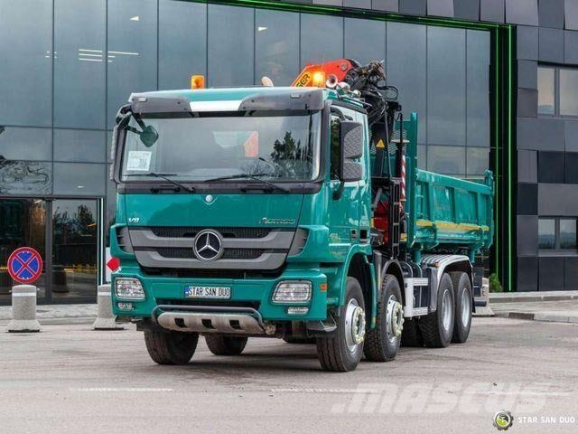 Mercedes-Benz ACTROS 4151 8x4 Palfinger PK 30002 K Crane Tipp 自卸式货车