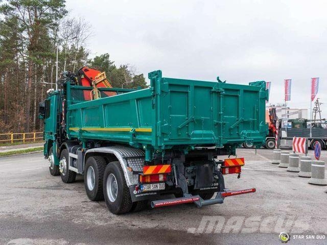 Mercedes-Benz ACTROS 4151 8x4 Palfinger PK 30002 K Crane Tipp 自卸式货车