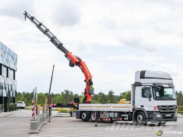 Mercedes-Benz Actros 2546 6x2 Palfinger PK 53002 Crane Winch 平板栏板货车