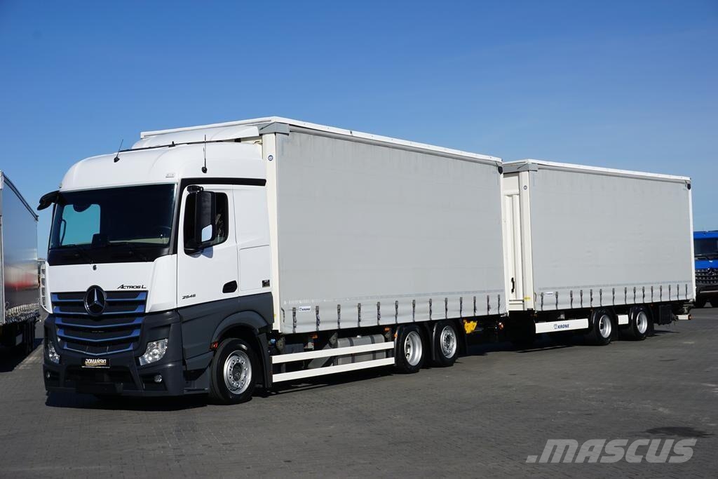 Mercedes-Benz ACTROS L / 2545 / ACC / E 6 / MP 5 / MEGA / ZESTAW 커튼사이더 트럭