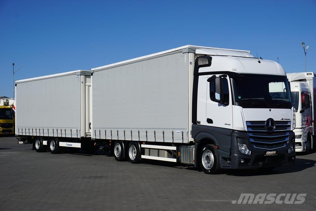 Mercedes-Benz ACTROS L / 2545 / ACC / E 6 / MP 5 / MEGA / ZESTAW 커튼사이더 트럭
