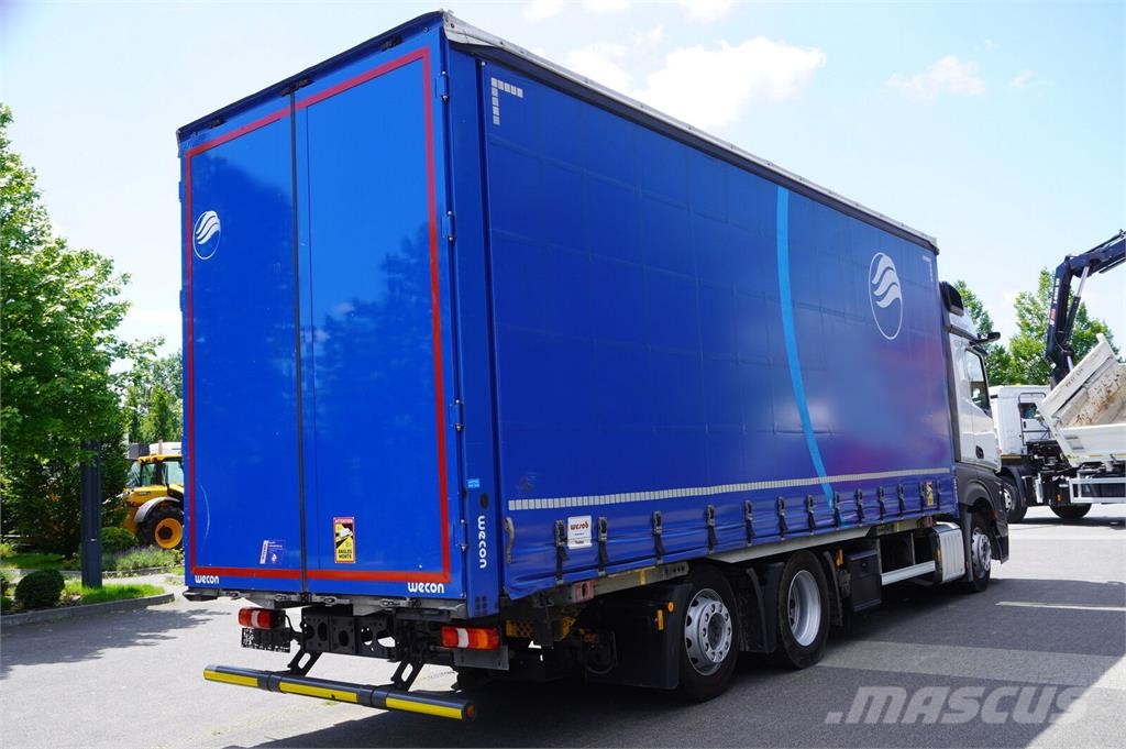 Mercedes-Benz Actros 2542 MP5 / Curtainsider 19 EPAL/ 2021 Camión con caja abierta