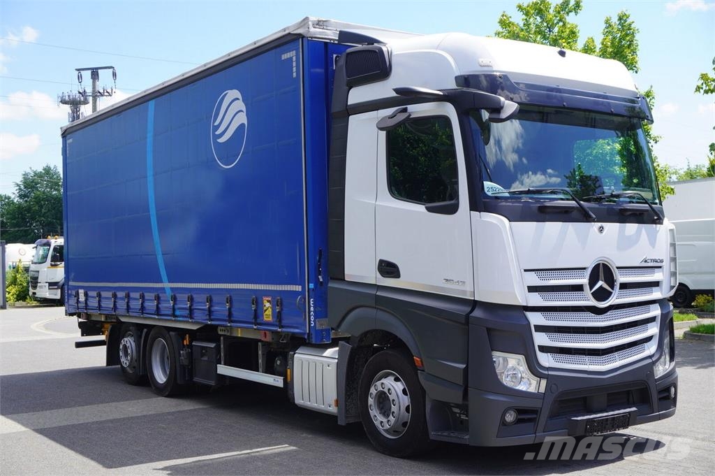 Mercedes-Benz Actros 2542 MP5 / Curtainsider 19 EPAL/ 2021 Camión con caja abierta
