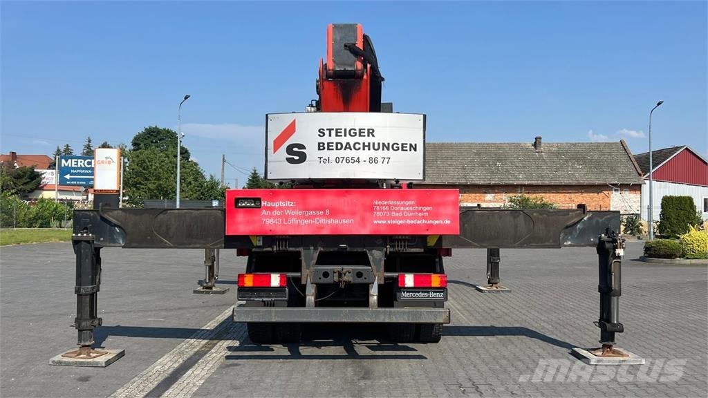 Mercedes-Benz ACTROS 4141 8x4 V6 EURO 5 CRANE PALFINGER PK800TK  Camiones portacoches