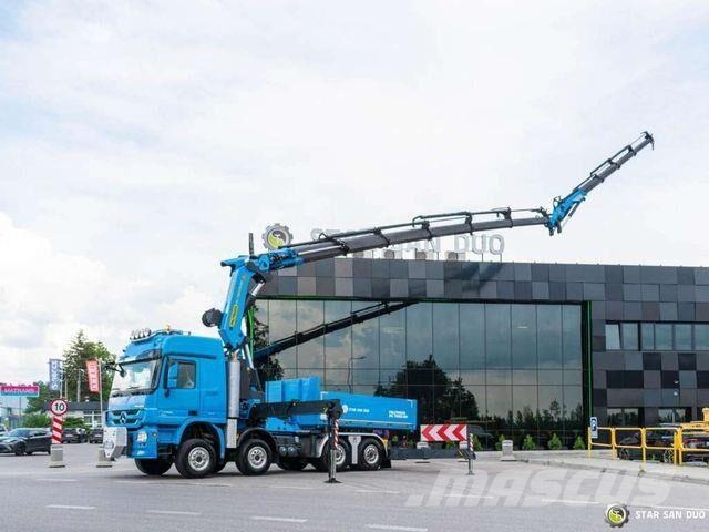 Mercedes-Benz ACTROS 4155 8x4 Palfinger PK 78002 Fly Jib 5th 自卸式货车