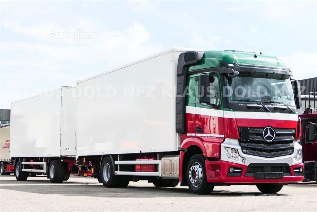 Mercedes-Benz Actros 4 box-bodied truck + AGL 290 box trailer Camion Fourgon