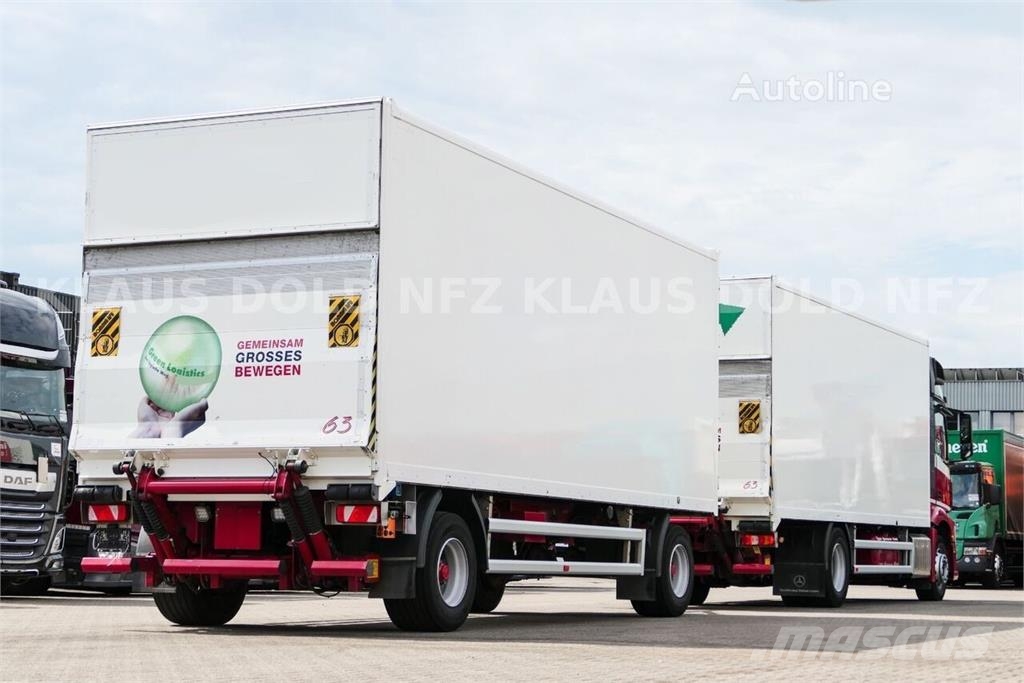 Mercedes-Benz Actros 4 box-bodied truck + AGL 290 box trailer Camion Fourgon