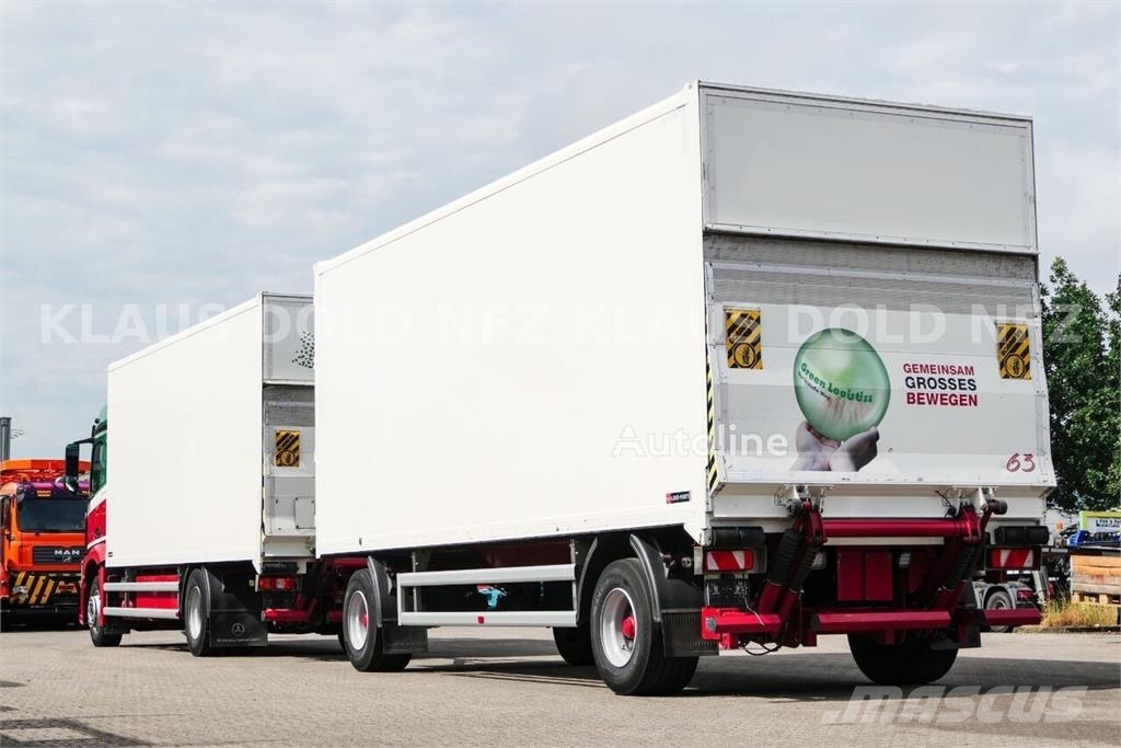 Mercedes-Benz Actros 4 box-bodied truck + AGL 290 box trailer Camion Fourgon