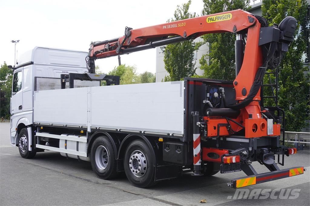 Mercedes-Benz Actros 2545 MP5 / 100 tho. km / Palfinger PK 18.00 Grúas de oruga