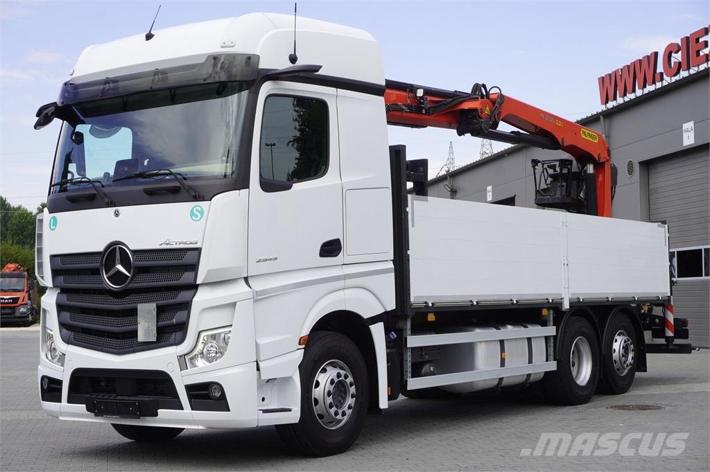 Mercedes-Benz Actros 2545 MP5 / 60 tho. km / Palfinger PK 18.001 Grúas de oruga