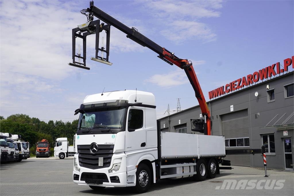 Mercedes-Benz Actros 2545 MP5 / 60 tho. km / Palfinger PK 18.001 Camiones plataforma