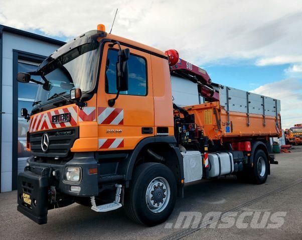 Mercedes-Benz Actros 2036 4x4 HMF 910 Kran Funk Euro5 Kipper
