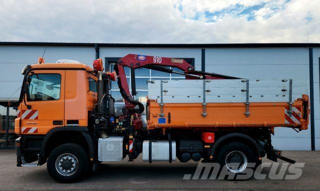 Mercedes-Benz Actros 2036 4x4 HMF 910 Kran Funk Euro5 Kipper