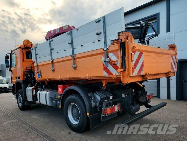 Mercedes-Benz Actros 2036 4x4 HMF 910 Kran Funk Euro5 Kipper