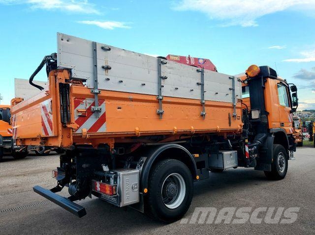 Mercedes-Benz Actros 2036 4x4 HMF 910 Kran Funk Euro5 Kipper