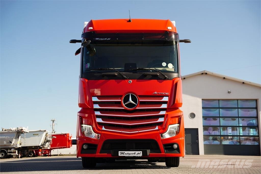 Mercedes-Benz ACTROS 2545 / ZESTAW TANDEM 120 M3 / PRZEJAZDOWY / Pritsche & Plane