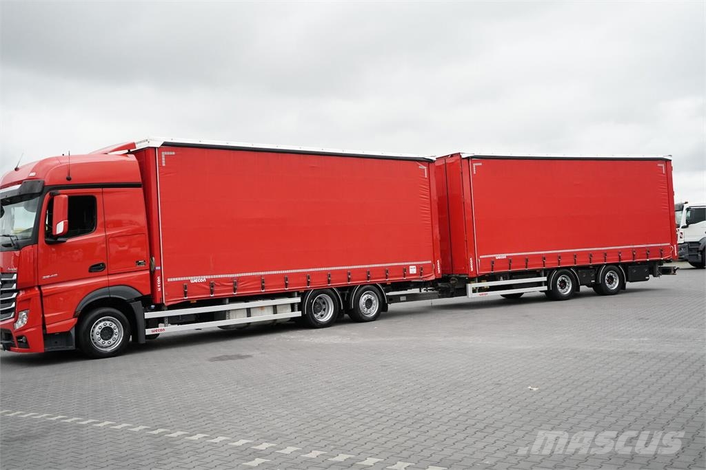 Mercedes-Benz ACTROS / 2548 / ACC / E 6 / ZESTAW PRZEJAZDOWY 120 Elhúzható ponyvás