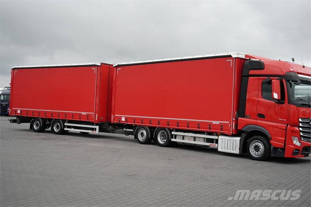Mercedes-Benz ACTROS / 2548 / ACC / E 6 / ZESTAW PRZEJAZDOWY 120 Elhúzható ponyvás