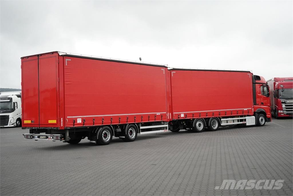 Mercedes-Benz ACTROS / 2548 / ACC / E 6 / ZESTAW PRZEJAZDOWY 120 Elhúzható ponyvás
