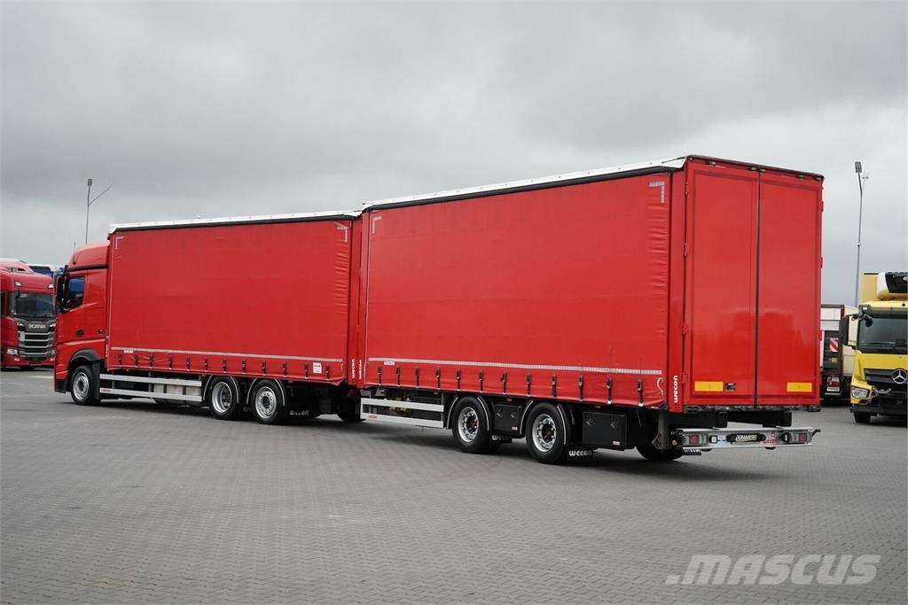 Mercedes-Benz ACTROS / 2548 / ACC / E 6 / ZESTAW PRZEJAZDOWY 120 Elhúzható ponyvás