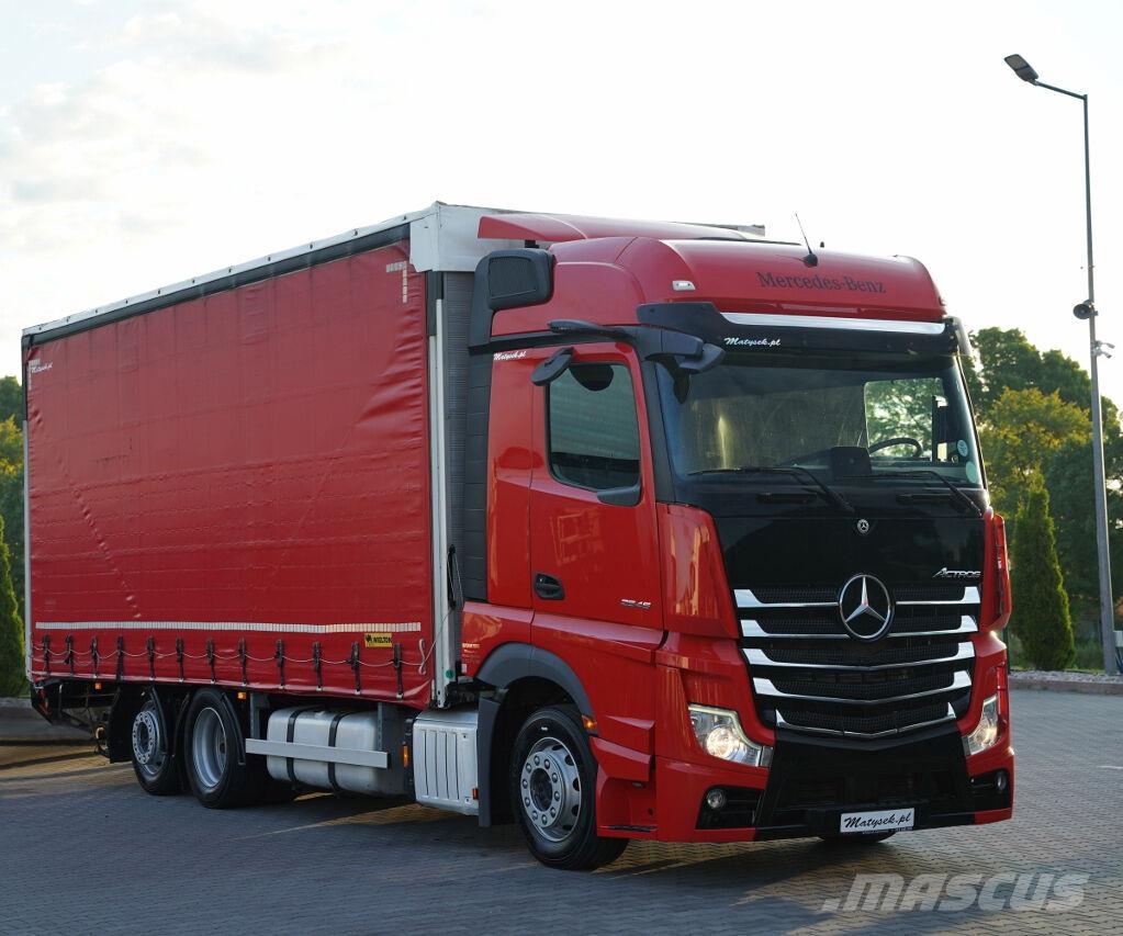 Mercedes-Benz ACTROS 2545 / SOLÓWKA / MEGA Camiones de caja de lona