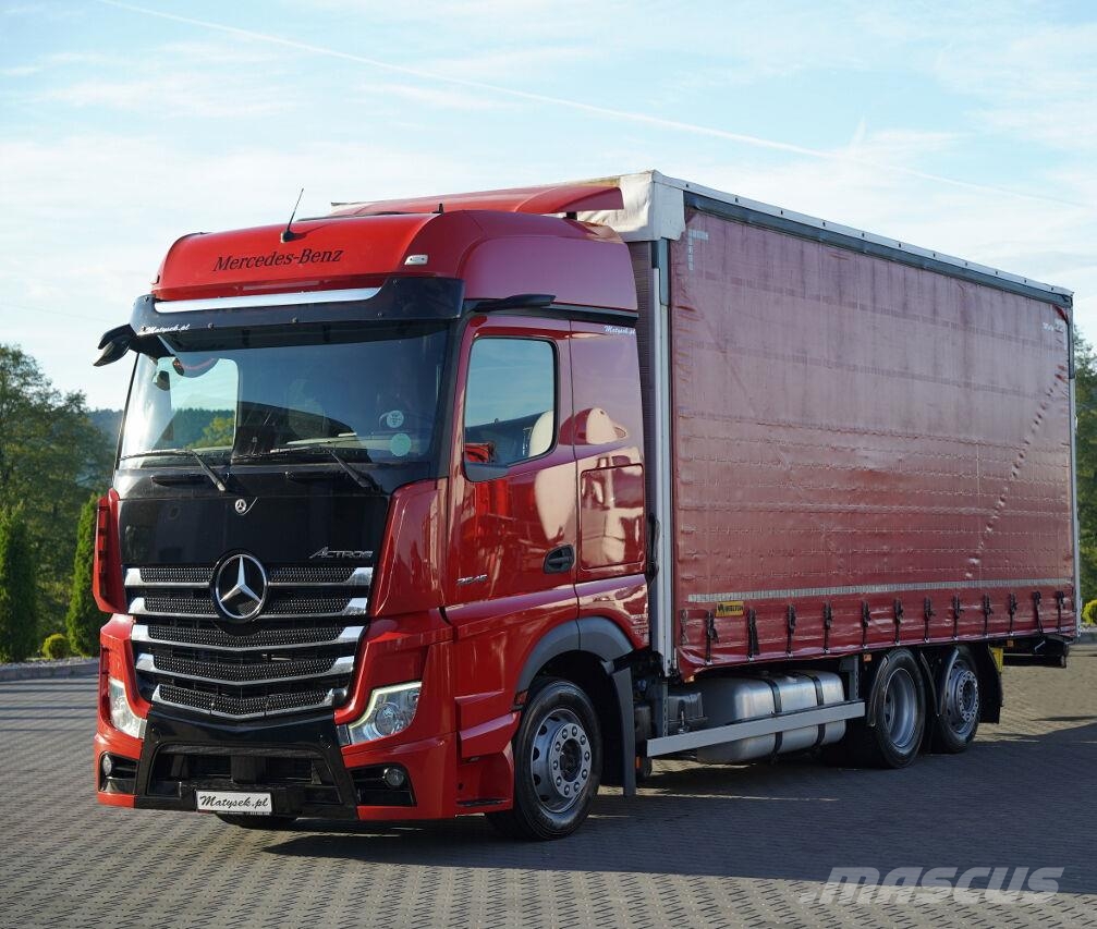 Mercedes-Benz ACTROS 2545 / SOLÓWKA / MEGA Camiones de caja de lona