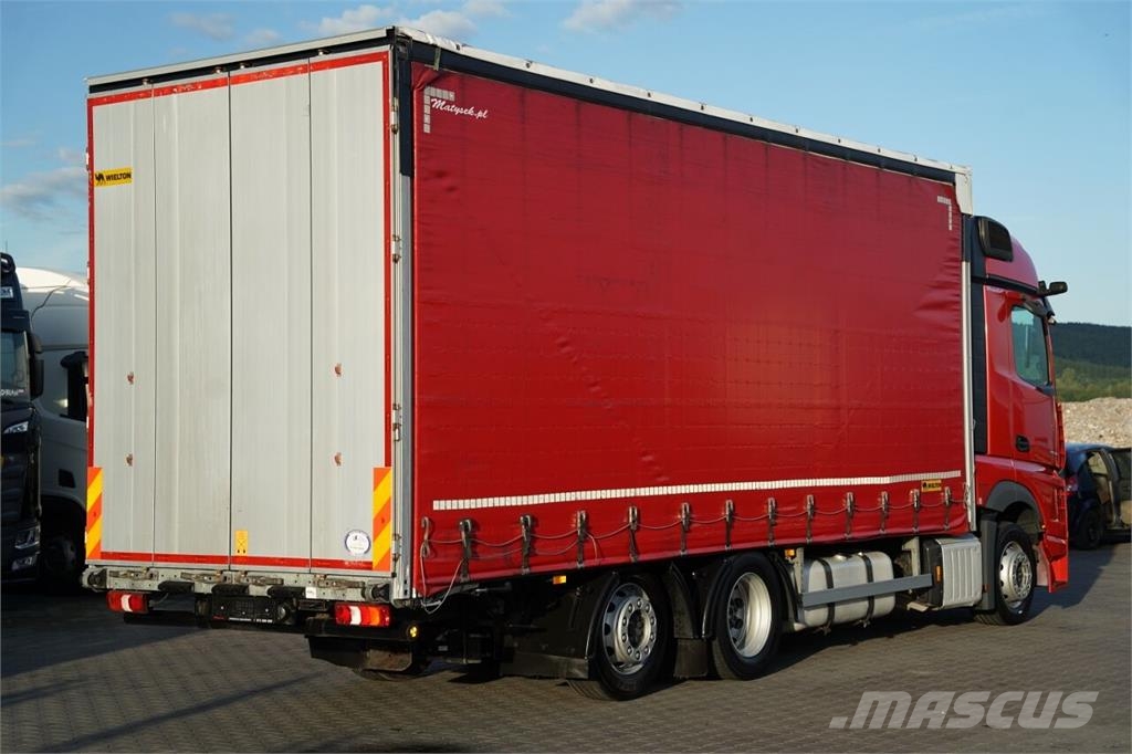 Mercedes-Benz ACTROS 2545 / SOLÓWKA / MEGA Camiones de caja de lona