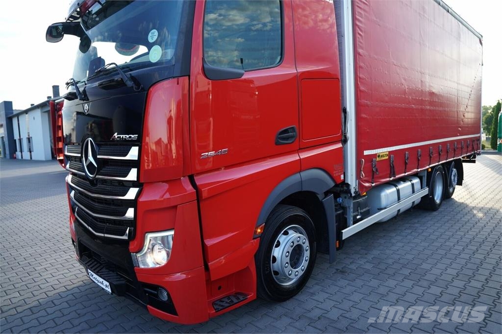 Mercedes-Benz ACTROS 2545 / SOLÓWKA / MEGA Camiones de caja de lona