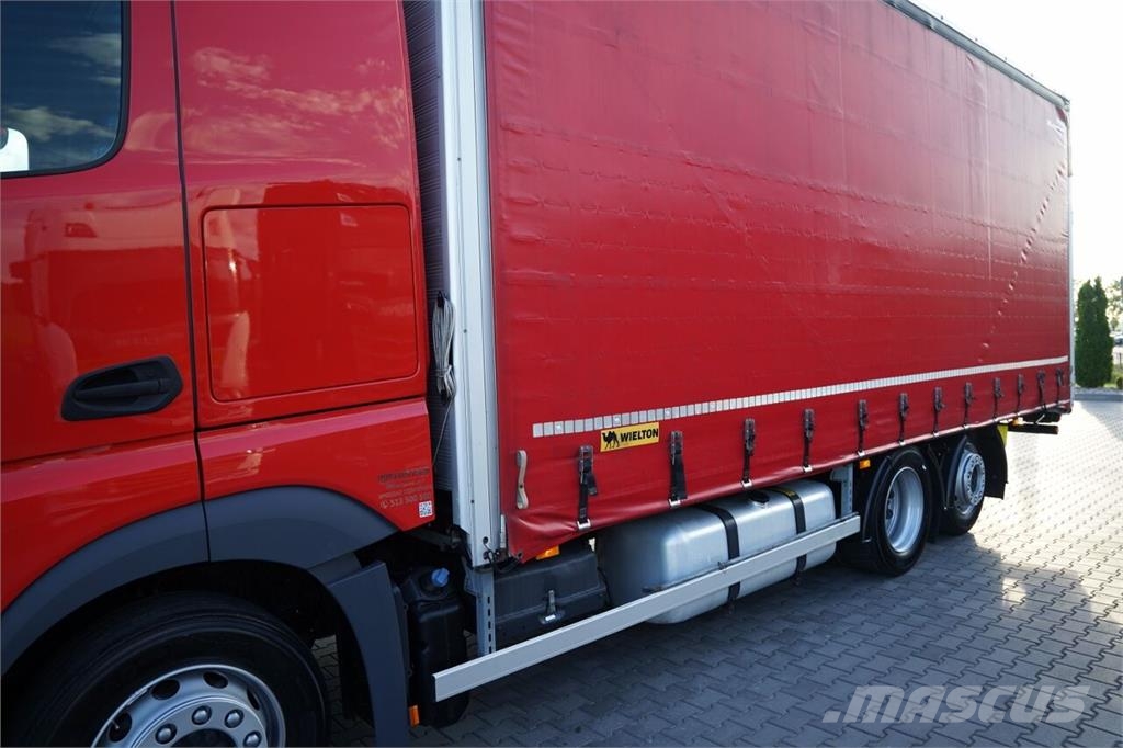 Mercedes-Benz ACTROS 2545 / SOLÓWKA / MEGA Camiones de caja de lona