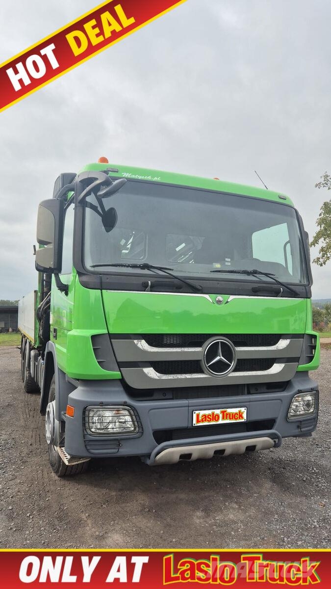 Mercedes-Benz Actros 2636 6x2 / Pritsche-Crane Caminhões de mesa/dropside