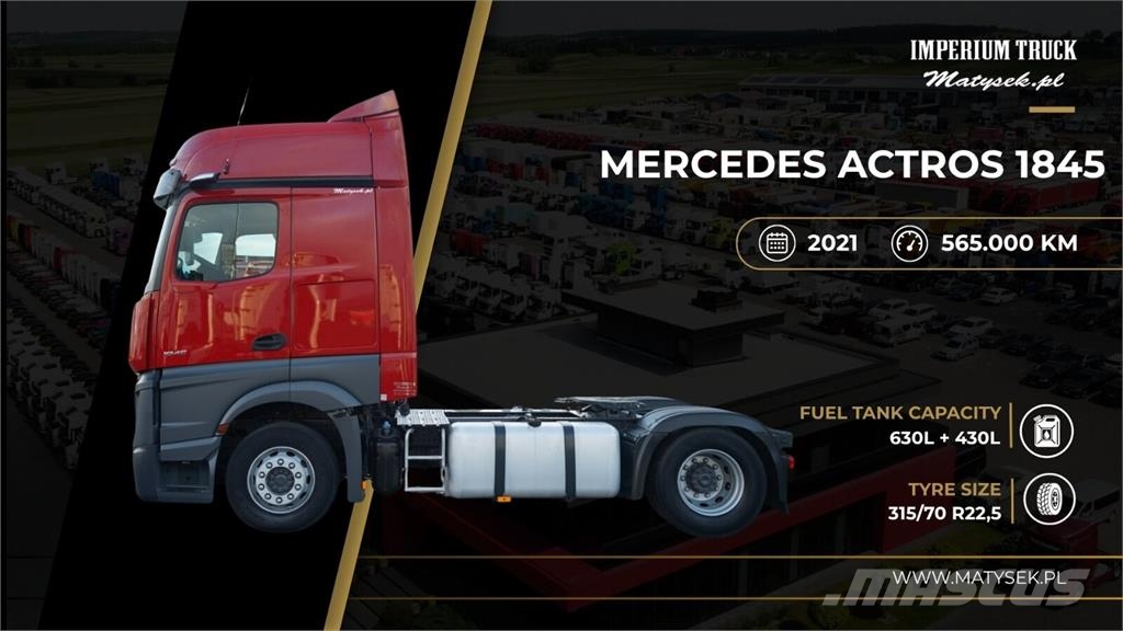 Mercedes-Benz ACTROS 1845 / MP5 / BIG SPACE / PO KONTRAKCIE SERW Sattelzugmaschinen