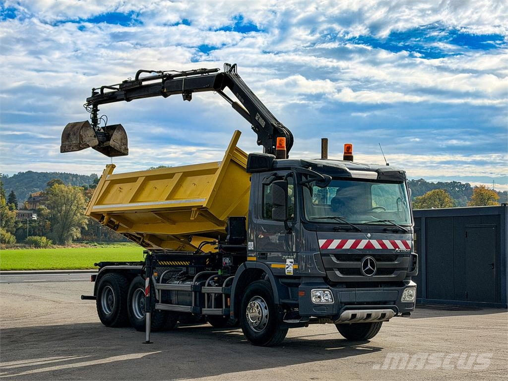 Mercedes-Benz ACTROS 2636* KIPPER 4,80 + KRAN / 6x4 Tipper trucks