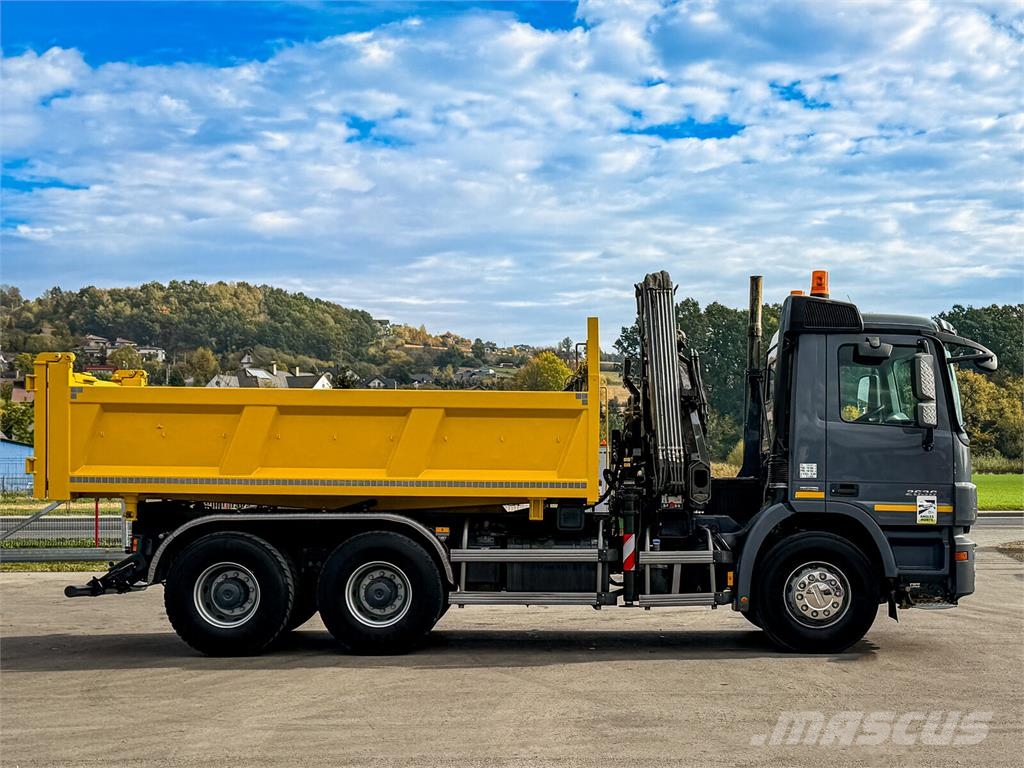 Mercedes-Benz ACTROS 2636* KIPPER 4,80 + KRAN / 6x4 Tipper trucks