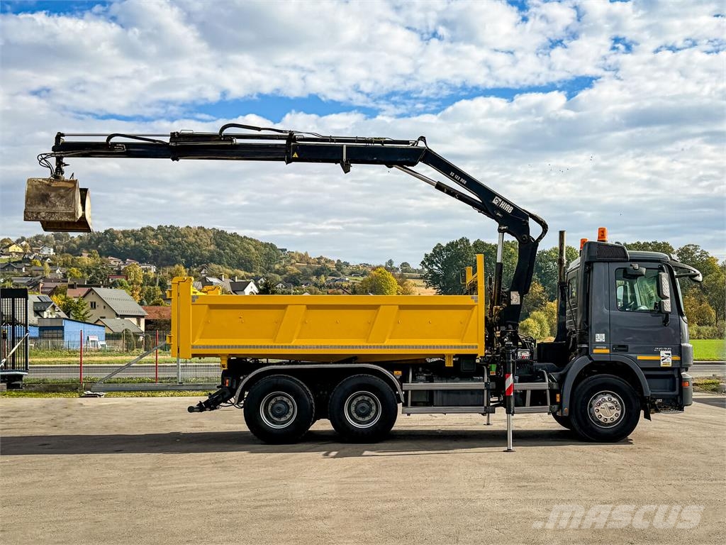 Mercedes-Benz ACTROS 2636* KIPPER 4,80 + KRAN / 6x4 Tipper trucks