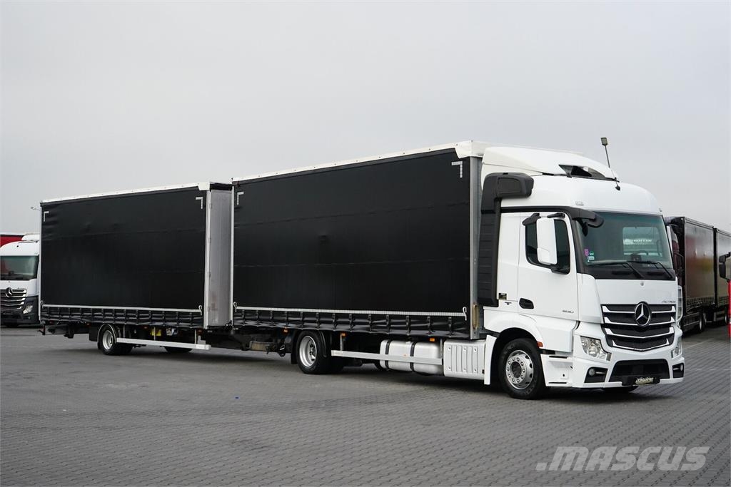 Mercedes-Benz ACTROS / 1830 / ACC / E 6 / ZESTAW PRZEJAZDOWY 120 Zaplachtované vozy