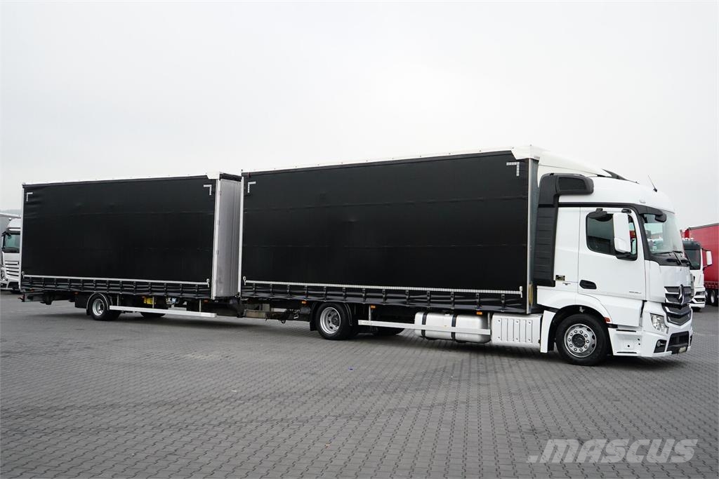Mercedes-Benz ACTROS / 1830 / ACC / E 6 / ZESTAW PRZEJAZDOWY 120 Zaplachtované vozy