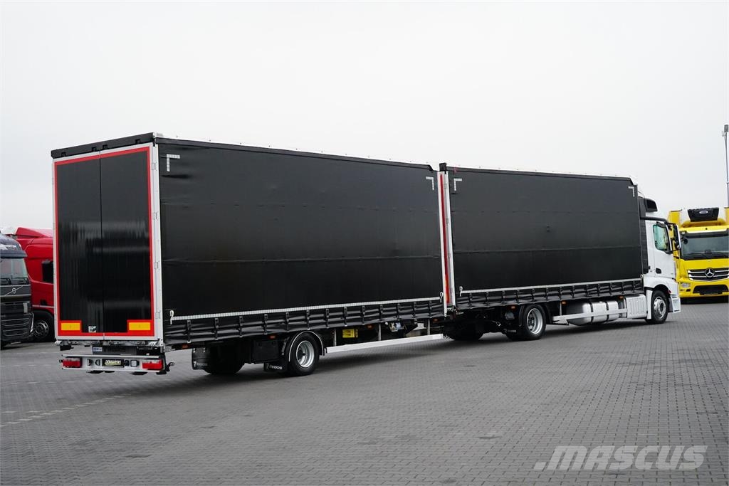 Mercedes-Benz ACTROS / 1830 / ACC / E 6 / ZESTAW PRZEJAZDOWY 120 Zaplachtované vozy