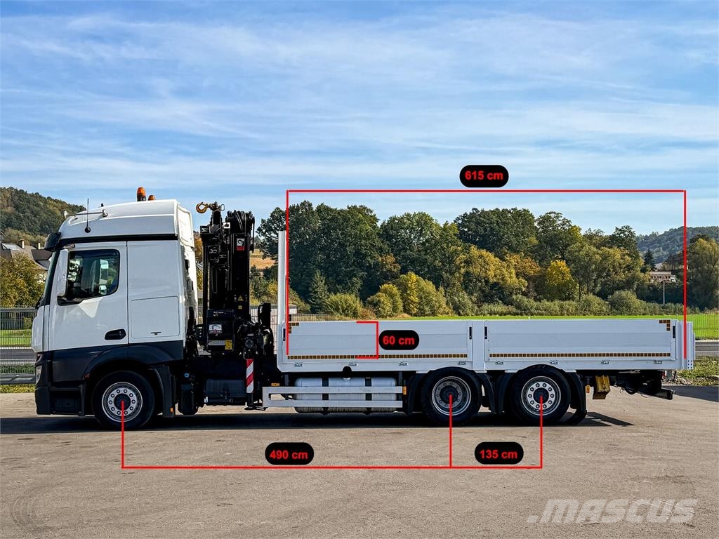 Mercedes-Benz Actros 2645 Valníky/Sklápěcí bočnice