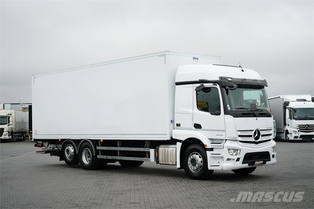 Mercedes-Benz ACTROS / 2543 / E 6 / MP 5 / KONTENER + WINDA / 21 Samochody ciężarowe ze skrzynią zamkniętą